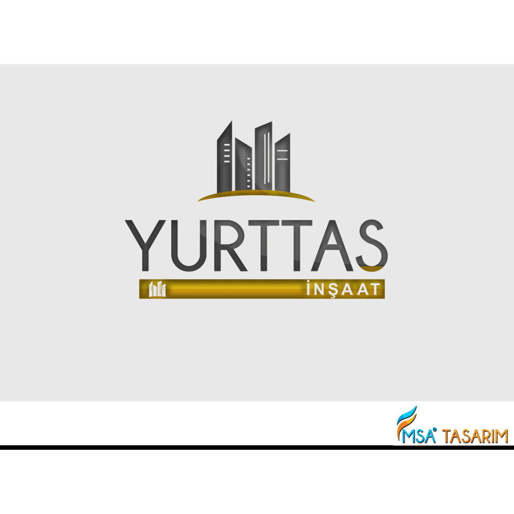 yurttaş inşaat logo tasarımı yarışmasına MSA® TASARIM tarafından girilen tasarım
