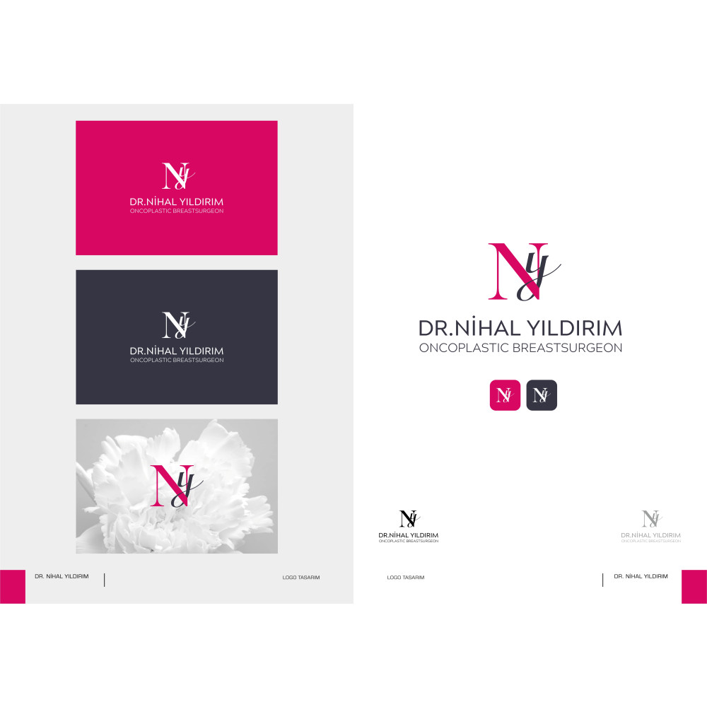 Monogram logo uzman meme cerrah