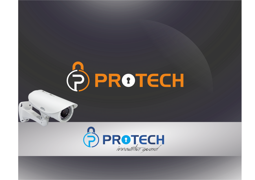 Protech Güvenlik Logo-amblem tasarımı yarışmasına tasarımcı ELORA DESIGN tarafından sunulan  tasarım 