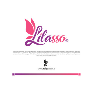 ''LİLASSO'' MARKASI İÇİN LOGO-KARTVİZİT yarışmasına tasarımcı Etrah™ tarafından sunulan  tasarım