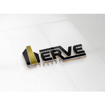 ERVE İnşaat İçin Logo+KurumsalKimlik yarışmasına tasarımcı volkanKocaman tarafından sunulan  tasarım 