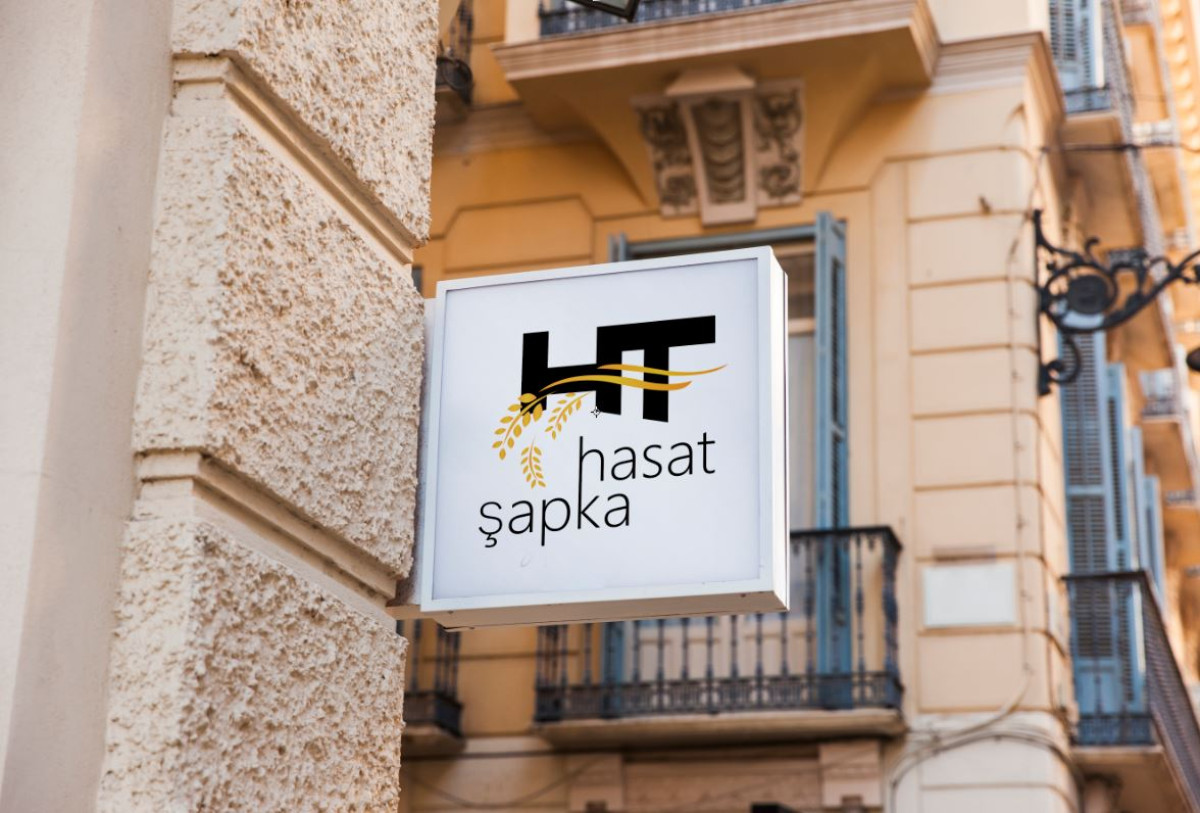 Tasarlayan / AEDENİZ /-Ht Hasat Şapka Logo çalışması