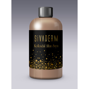 kolloidal  altınsuyu  etiket ve kutu  yarışmasına tasarımcı Velut Munis tarafından sunulan  tasarım 