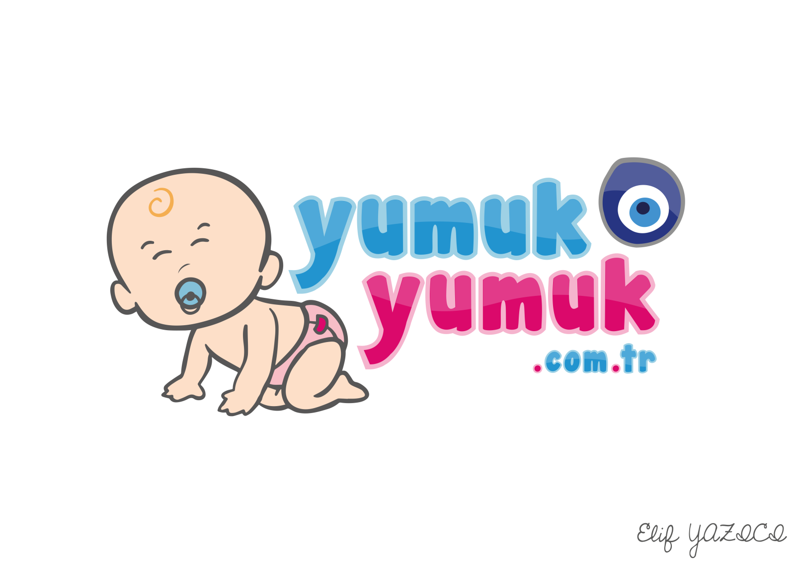 Tasarlayan ElifYAZICI-YUMUKYUMUK.COM.TR Logo ve Amblem Tasarım