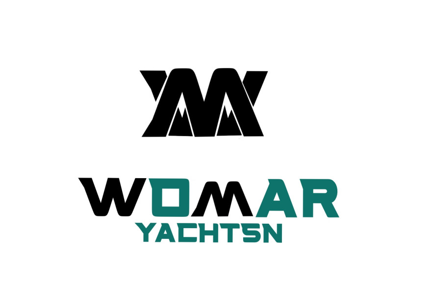 Yeni kurulan yat imalat firmamıza logo yarışmasına tasarımcı muka production tarafından sunulan  tasarım 
