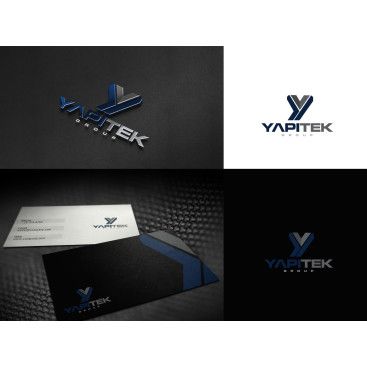 YAPITEK İNŞAAT LOGO+KURUMSAL KİMLİK İÇİN yarışmasına tasarımcı yeliztasarım tarafından sunulan  tasarım 