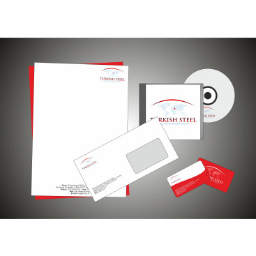 Çelik ihracatçıları birliği kurumsal  yarışmasına tasarımcı Ou Creative  tarafından sunulan  tasarım 