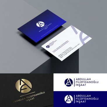 İNŞAAT FİRMAMIZ İÇİN SIFIRDAN BİR YÜZ LOGO VE KARTVİZİT yarışmasına tasarımcı pinkselldesign tarafından sunulan  tasarım 