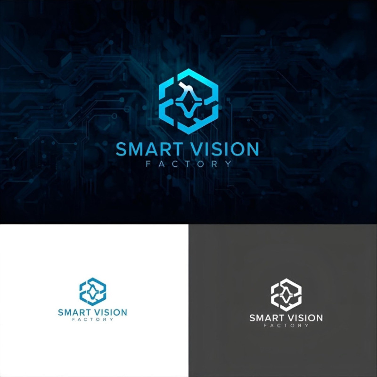 Tasarlayan logotasarımı-Smart Vision Factory için Logo Tasarımı