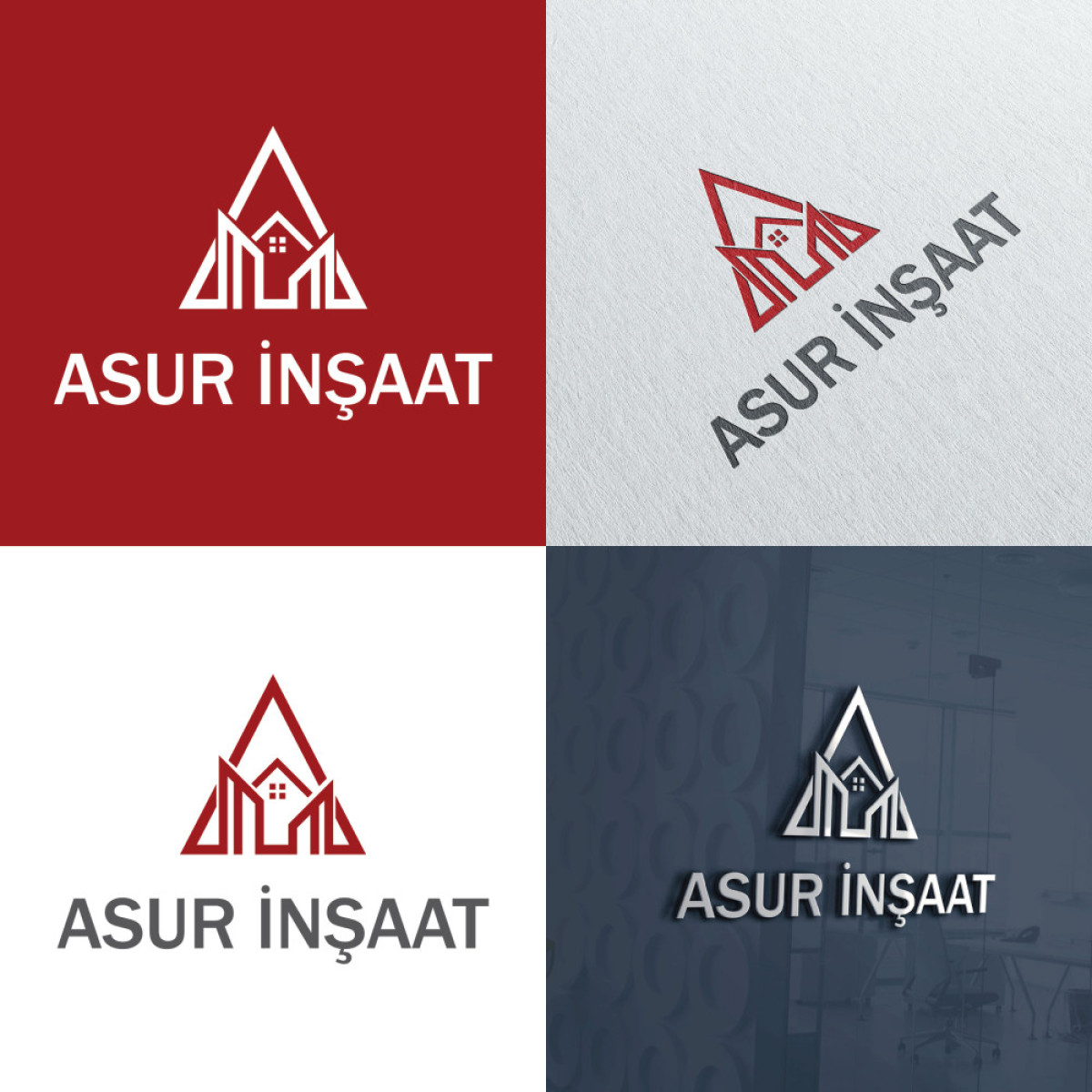 Tasarlayan seydanurblgn-ASUR İNŞAAT İÇİN LOGO TASARIM