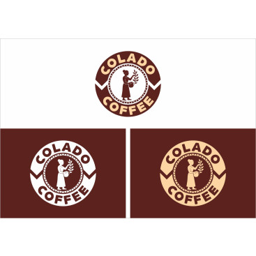 Kahve zinciri markamızın logo tasarımı yarışmasına tasarımcı serbest grafiker tarafından sunulan  tasarım 