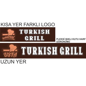 İngiltere'de Türk Restoranı -Tabela Logo yarışmasına tasarımcı X266 tarafından sunulan  tasarım 