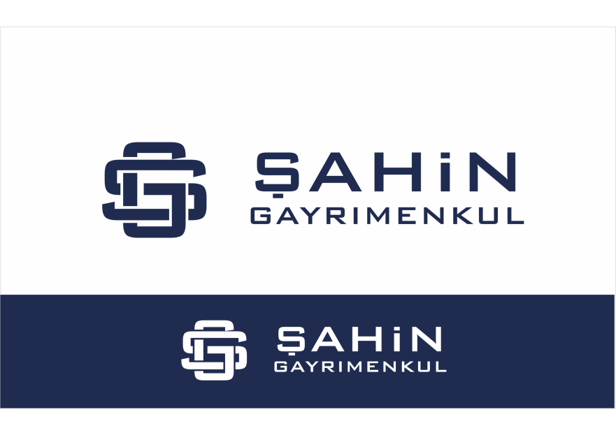 Şahin Gayrimenkul Logo + Kurumsal Kimlik yarışmasına tasarımcı ErcanH tarafından sunulan  tasarım 