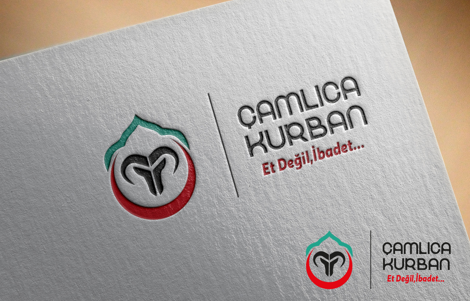 Tasarlayan myben design-Çamlıca Kurban Logosu