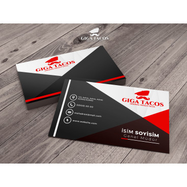 Yeni ilgi cekici bir kartvizit yarışmasına tasarımcı kreatifekspres tarafından sunulan  tasarım 