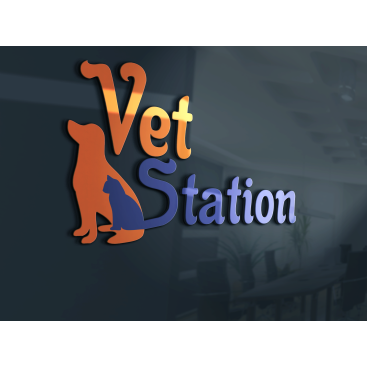 VET STATION VETERİNER KLİNİĞİ   LOGO  yarışmasına tasarımcı muratrasul46 tarafından sunulan  tasarım 