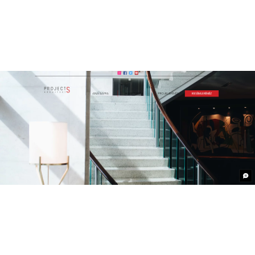 PROJECTS ARCHİTECTS - WEB TASARIM YARIŞ! yarışmasına tasarımcı CK design tarafından sunulan  tasarım 