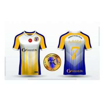 SERHAT KARS SPOR FK FORMA yarışmasına tasarımcı Ali Rıza  tarafından sunulan  tasarım 