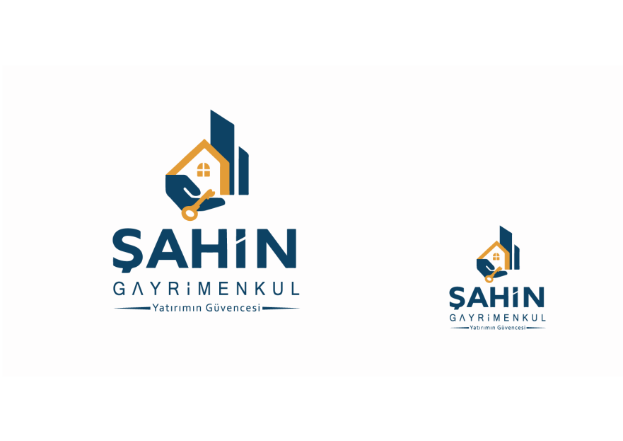 Şahin Gayrimenkul Logo + Kurumsal Kimlik yarışmasına tasarımcı izdüsümü tarafından sunulan  tasarım 