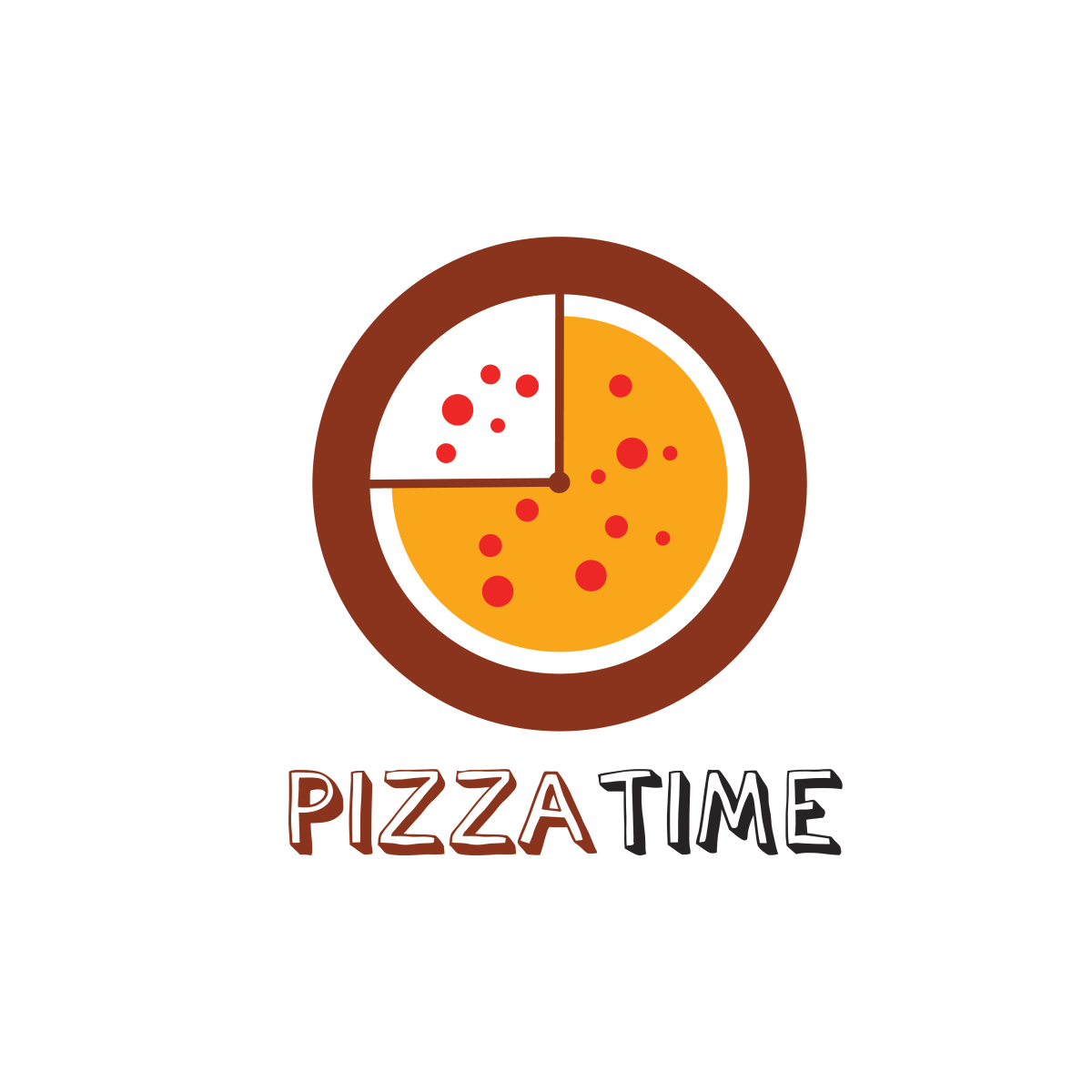 Tasarlayan Thomas Bewick-Pizza Time Logo Tasarım Yarışması