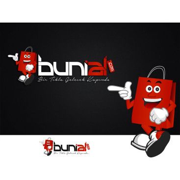 ALIŞVERİŞ SİTESİ İÇİN LOGO yarışmasına tasarımcı Grafiksir™ tarafından sunulan  tasarım 