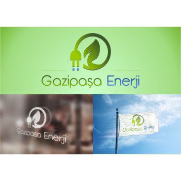 Elektrik üreten Enerji firmamız için logo ihtiyacı yarışmasına tasarımcı Giyotin tarafından sunulan  tasarım 