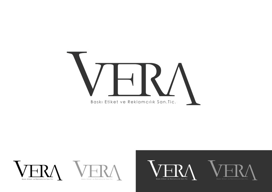 VERA BASKI ETİKET ve REKLAMCILIK SAN TİC yarışmasına tasarımcı küçükada tarafından sunulan  tasarım 