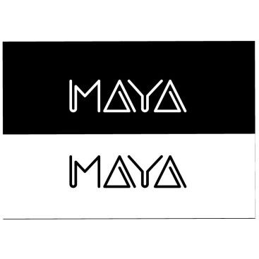 MAYA yazı karakteri ile bir inşaat proje yarışmasına tasarımcı Chiwely tarafından sunulan  tasarım 