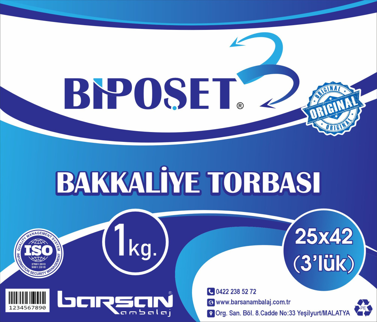 Tasarlayan 443618-BAKKALİYE TORBASI  DIŞ AMBALAJ TASARIMI