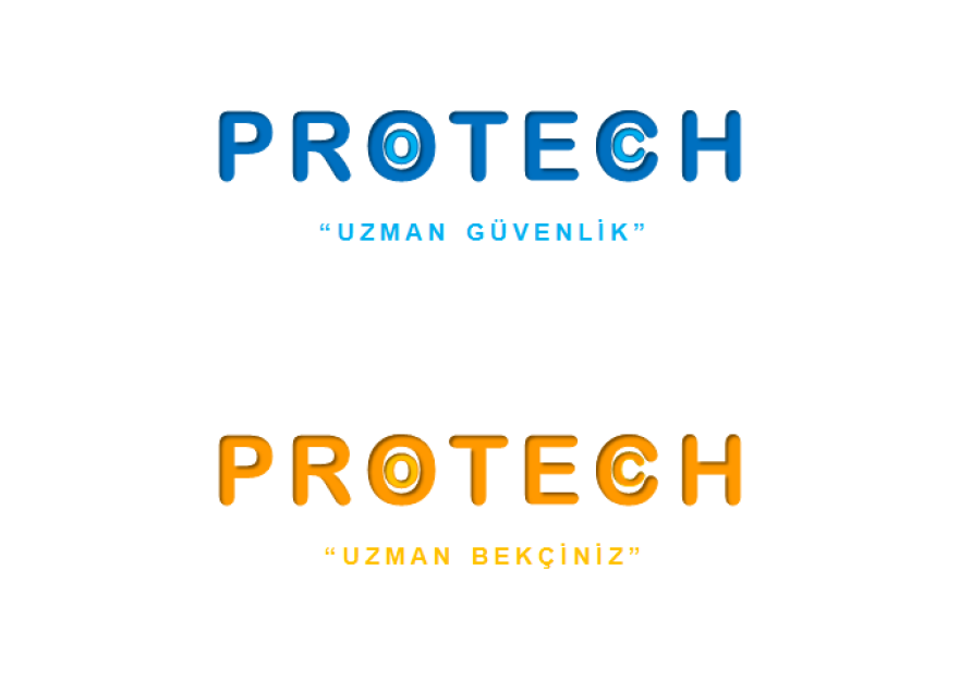 Protech Güvenlik Logo-amblem tasarımı yarışmasına tasarımcı Design7 tarafından sunulan  tasarım 