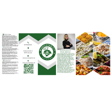 Wunschtablett Broşür yarışmasına tasarımcı sny tarafından sunulan  tasarım 