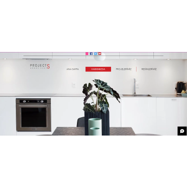 PROJECTS ARCHİTECTS - WEB TASARIM YARIŞ! yarışmasına tasarımcı CK design tarafından sunulan  tasarım 
