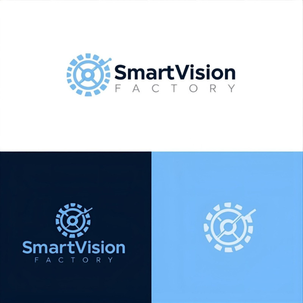 Tasarlayan logotasarımı-Smart Vision Factory için Logo Tasarımı
