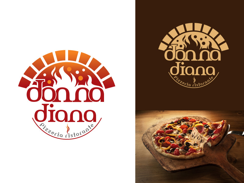 pizza restoranim icin logo tasarimi