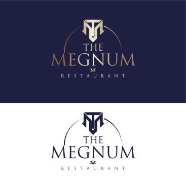 The Megnum Restoranı İçin Logo Tasarım. yarışmasına tasarımcı GCLONR tarafından sunulan  tasarım 