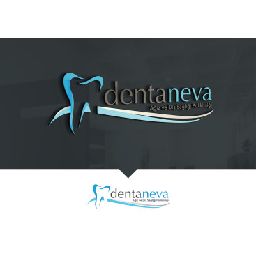 Diş kliniği için logo tasarımı yarışmasına tasarımcı esra.theboss tarafından sunulan  tasarım 