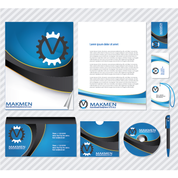 En iyi Kurumsal kimlik Çalışması  yarışmasına tasarımcı CREC tarafından sunulan  tasarım 