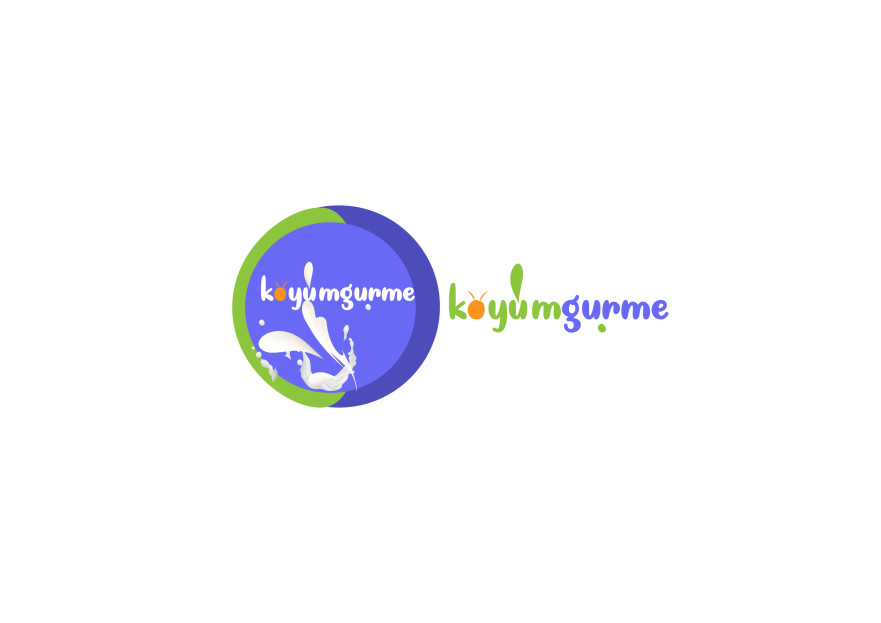 Online Süt ürünleri firmamız için logo  yarışmasına tasarımcı ByBaykuş tarafından sunulan  tasarım 