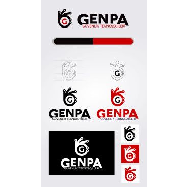 GENPA LOGOSUNU ARIYOR yarışmasına tasarımcı lela tarafından sunulan  tasarım 