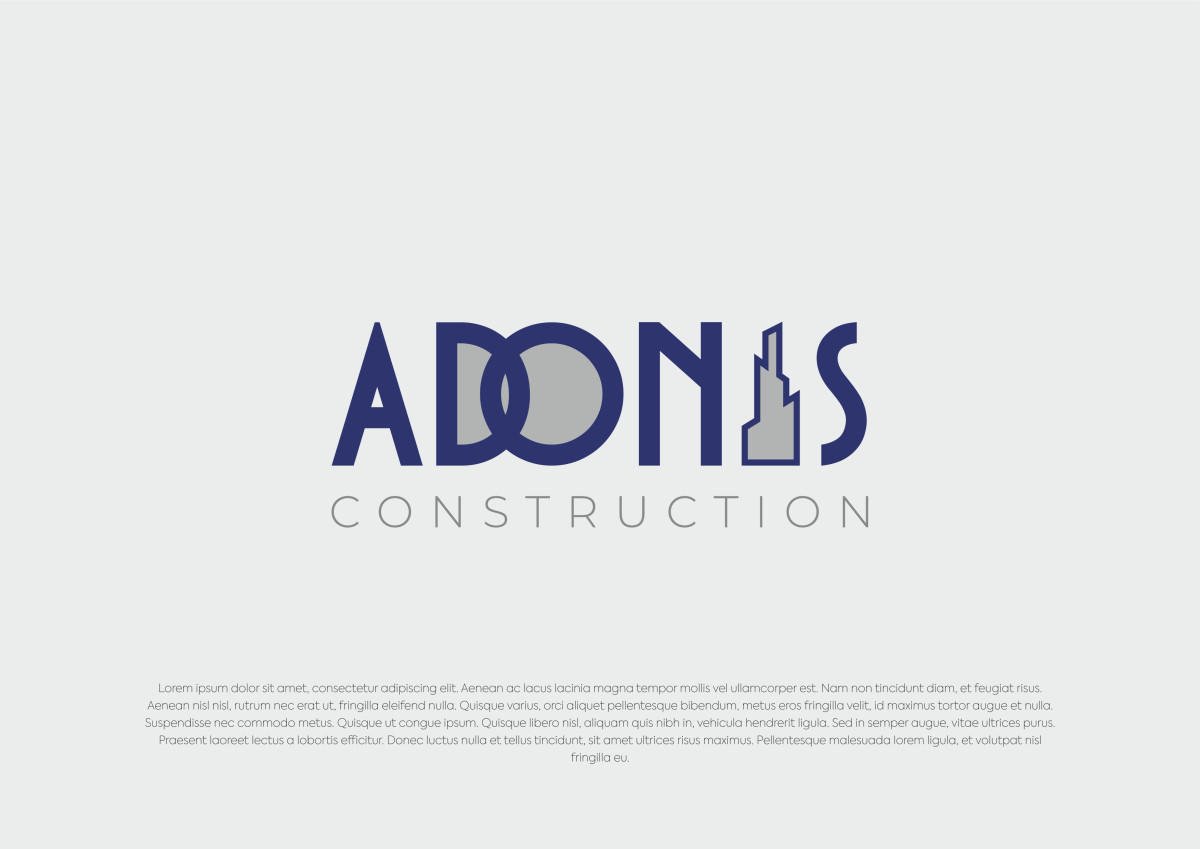 Tasarlayan Şeyma Sever-Adonis Construction Logo Tasarımı
