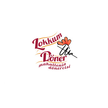 LOKKUM DÖNER LOGO TASARIMI yarışmasına tasarımcı Erdem creative  tarafından sunulan  tasarım 
