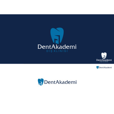 Mersin Dentakademi Diş Kliniği Logosu yarışmasına tasarımcı grafikodam tarafından sunulan  tasarım 