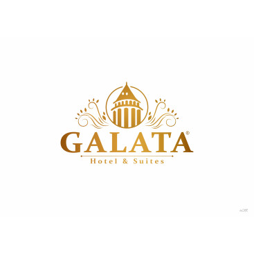 Galata Hotel & Suites Logo tasarımı yarışmasına tasarımcı ASL REKLAM tarafından sunulan  tasarım 
