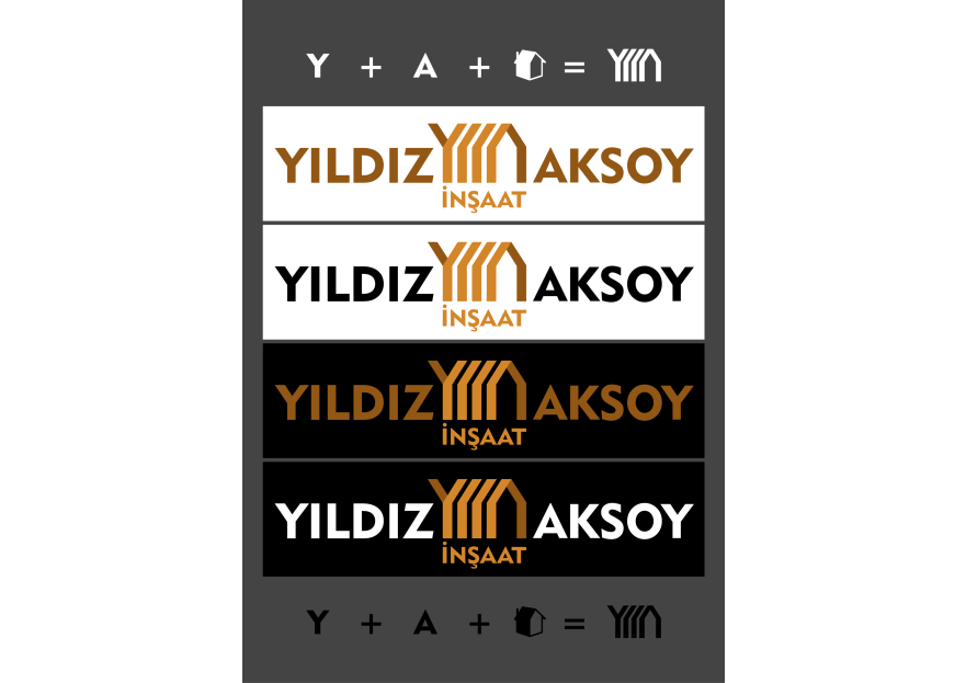İNŞAAT FİRMASI LOGO TASARIM  yarışmasına tasarımcı yokboylebitasarimci tarafından sunulan  tasarım 