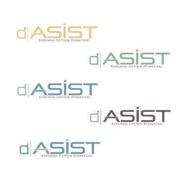 ASİST KURUMSAL İLETİŞİM İÇİN LOGO yarışmasına tasarımcı ermann tarafından sunulan  tasarım 