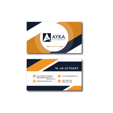 Kartvizit tasarımı yarışmasına tasarımcı OsKa Desıgn tarafından sunulan  tasarım 