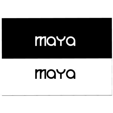 MAYA yazı karakteri ile bir inşaat proje yarışmasına tasarımcı Chiwely tarafından sunulan  tasarım 