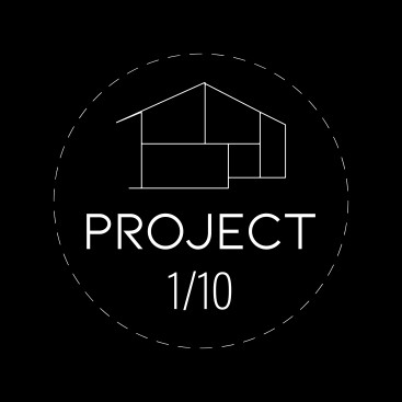 ‘PROJECT 1/10’ mimarlık firması logosu ! yarışmasına tasarımcı GraphicHouse tarafından sunulan  tasarım 