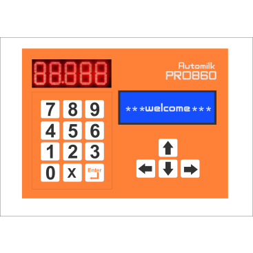 PRO-860 membrane switch tasarımı yarışmasına tasarımcı Altun tarafından sunulan  tasarım 