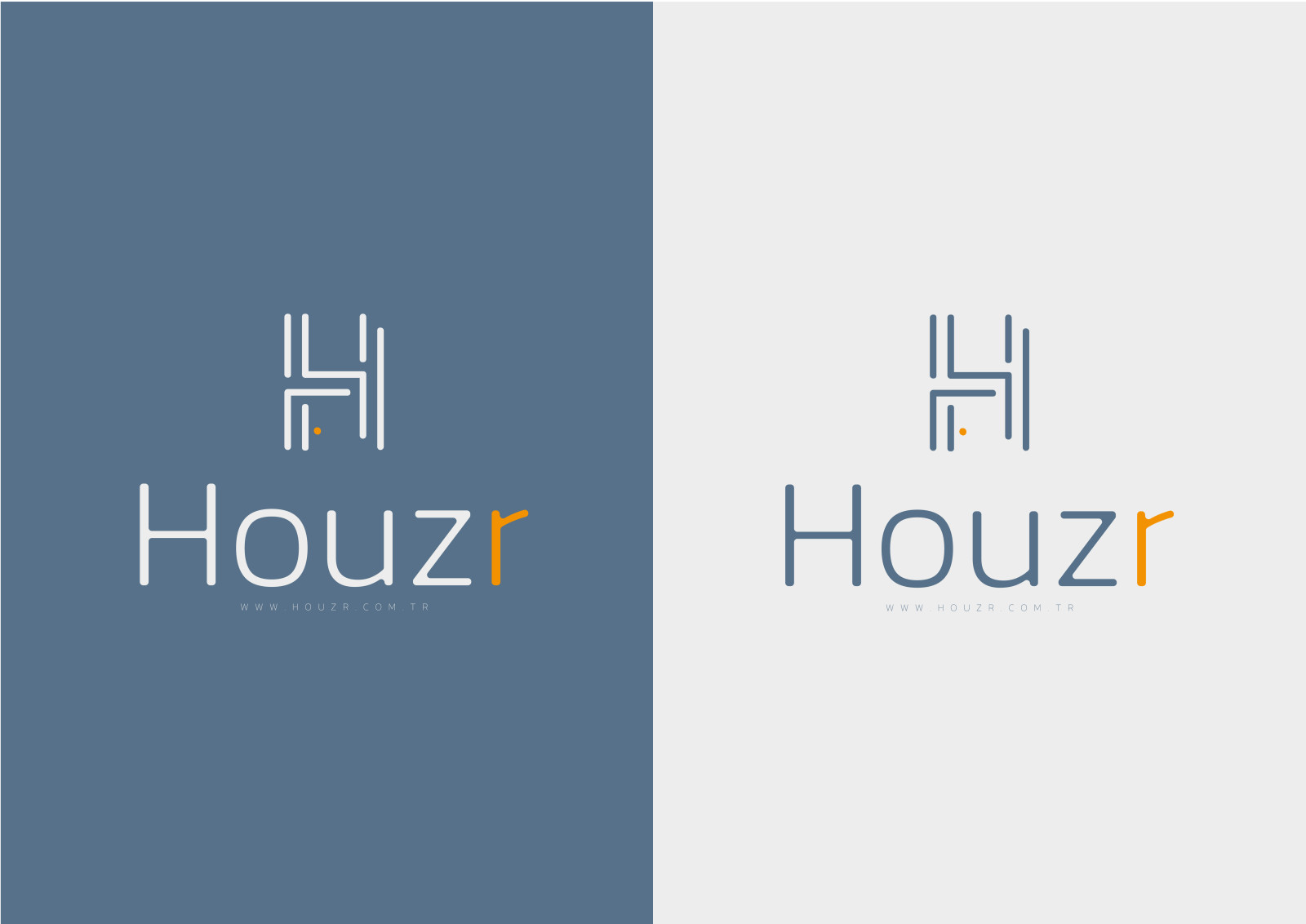 Tasarlayan Avcı Design-Houzr Startup'ı İçin Logo Çalışması